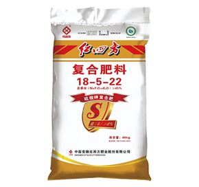 红四方纯硫酸钾复合肥料45%（18-5-22）（10S）