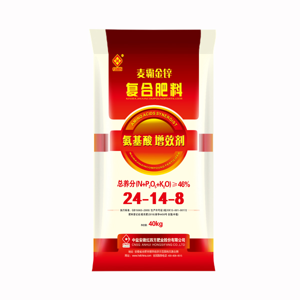 红四方麦霸黑金锌小麦专用肥46%（24-14-8）